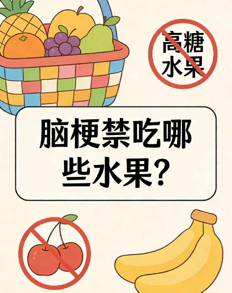 脑梗患者慎吃!这几类水果尽量少碰,别不当回事